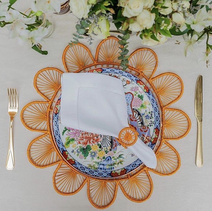 Sunray Handwoven Iraca Placemat