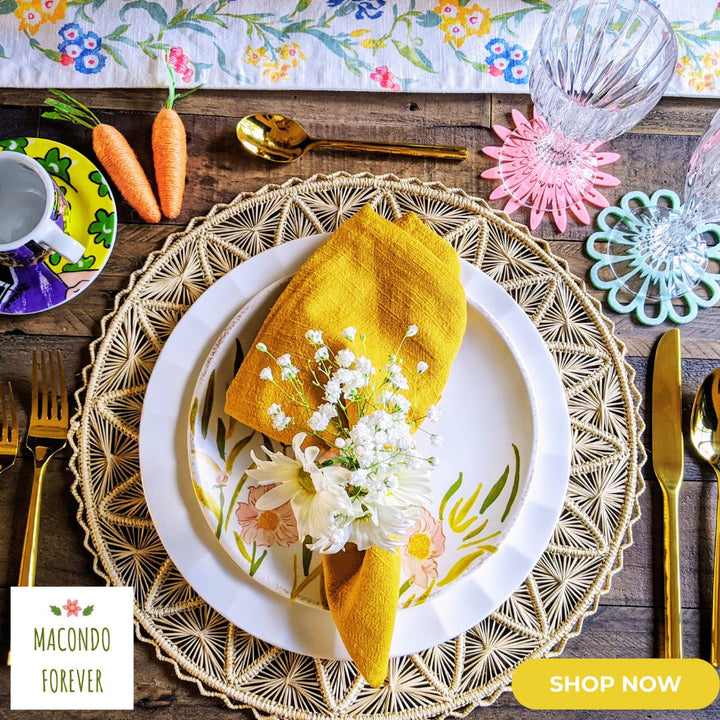 Pyramid Handwoven Iraca Placemat