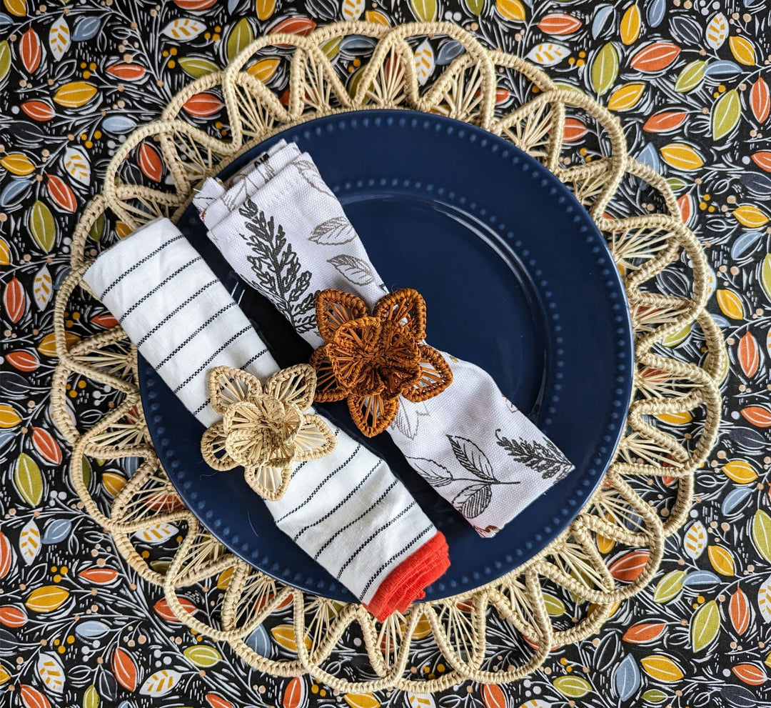 Luminous Handwoven Iraca Placemat