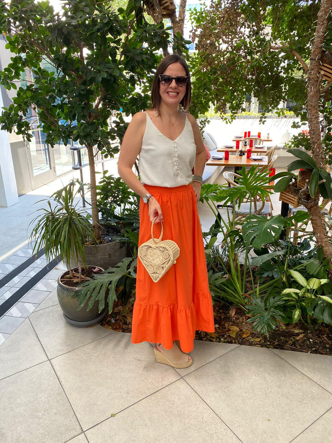 Heart-Shaped Handwoven Iraca Purse