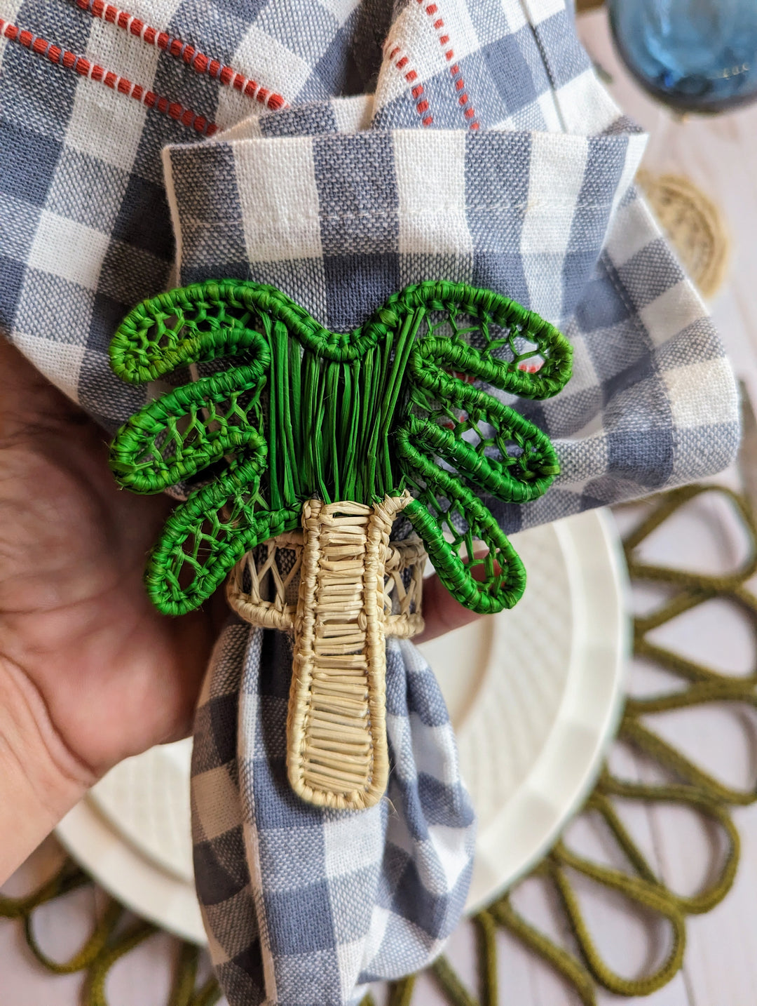 Palm Napkin Ring Macondo Forever