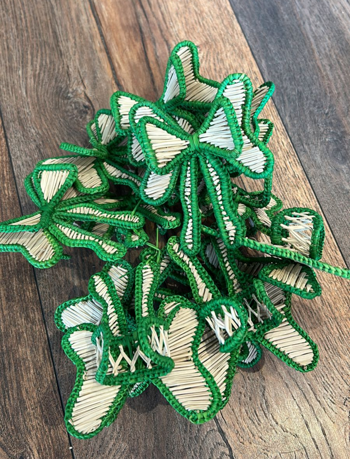 Bow Tie Handwoven Iraca Napkin Ring