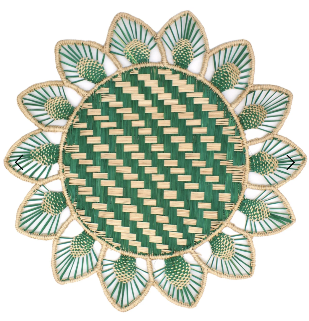 Sunbeam Handwoven Iraca Placemat