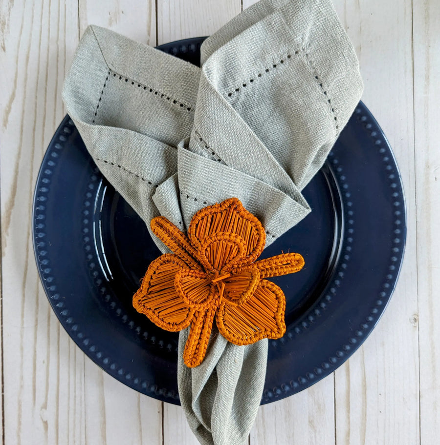 Thanksgiving Orchid Napkin Ring Macondo Forever