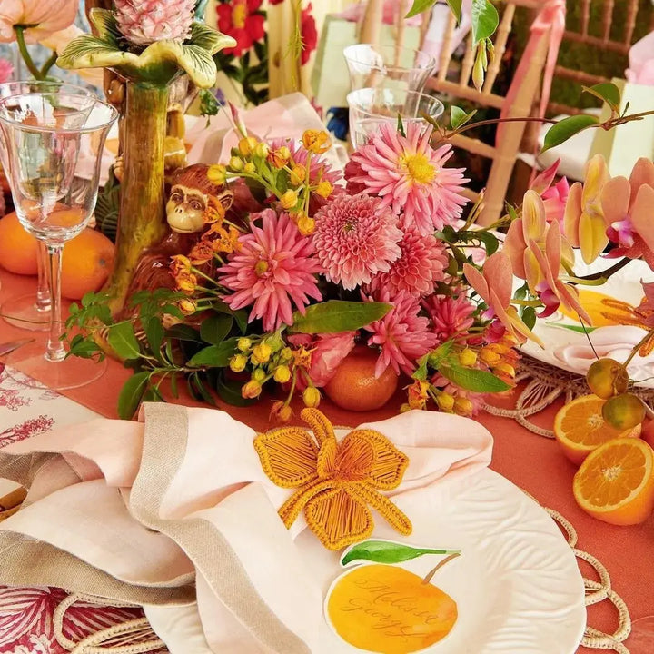 Thanksgiving Orchid Napkin Ring Macondo Forever