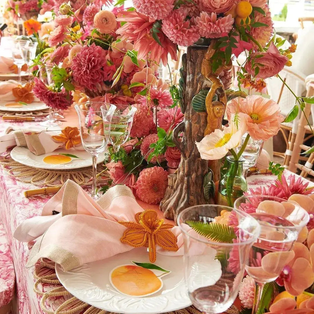 Thanksgiving Orchid Napkin Ring Macondo Forever