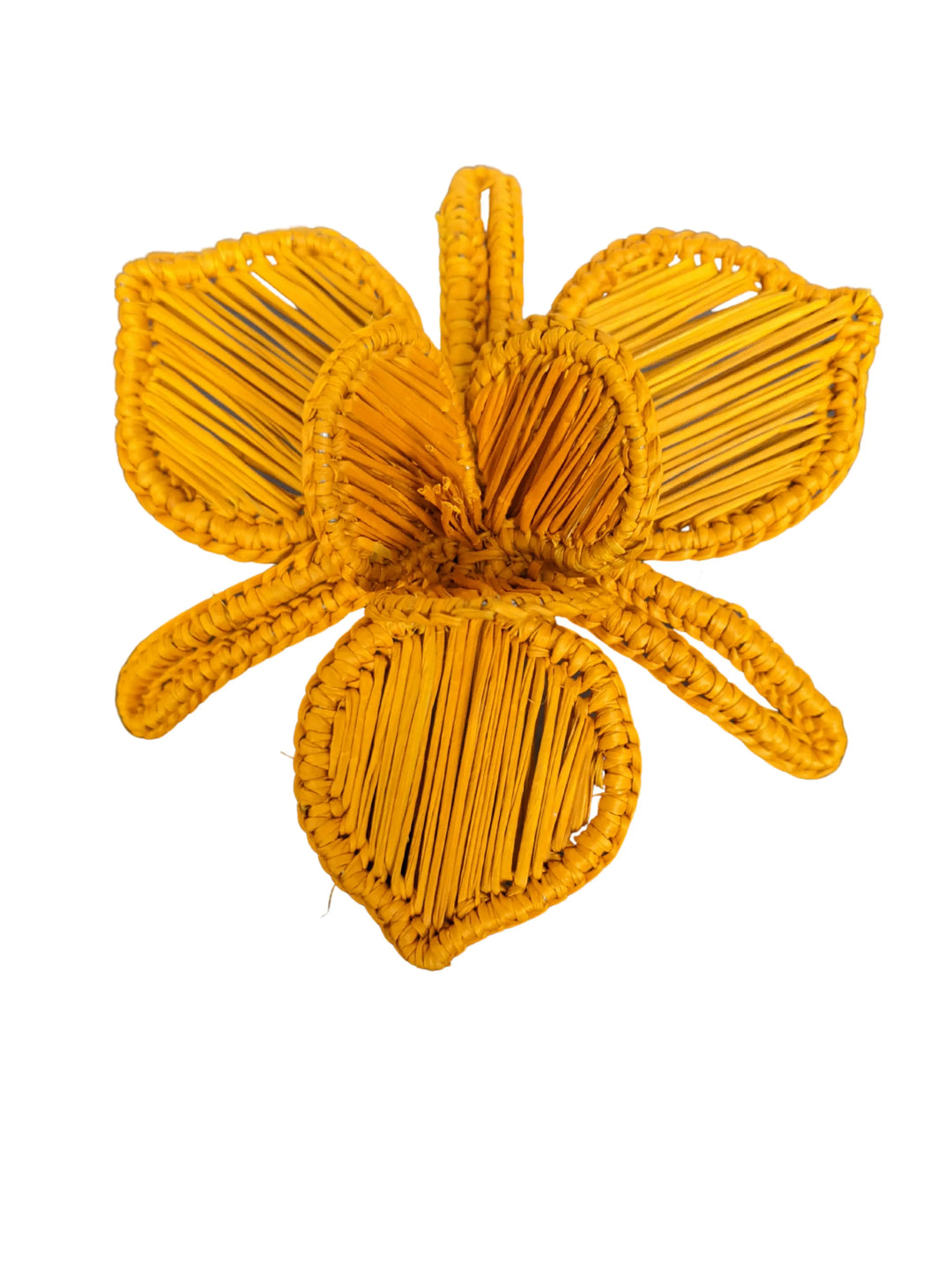 Orchid Iraca Fiber Napkin Ring - Rust.