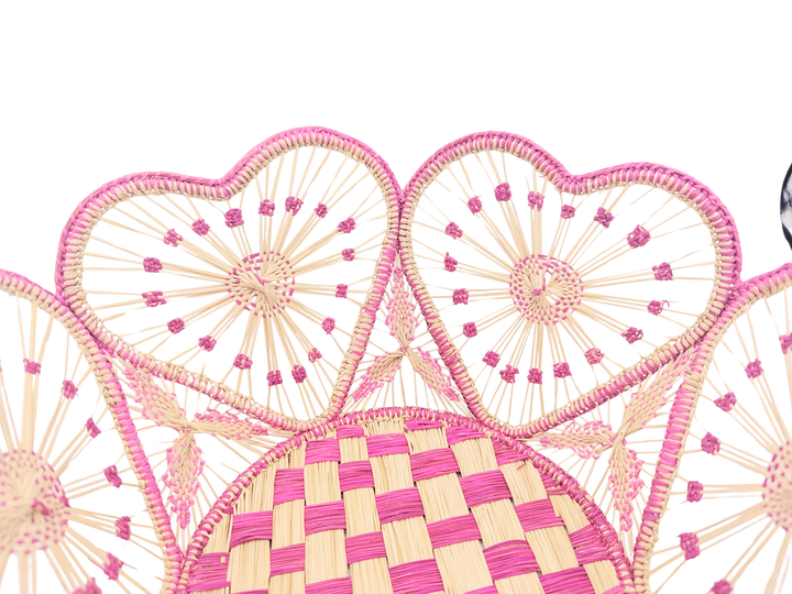 Heartfelt Handwoven Iraca Bread Basket