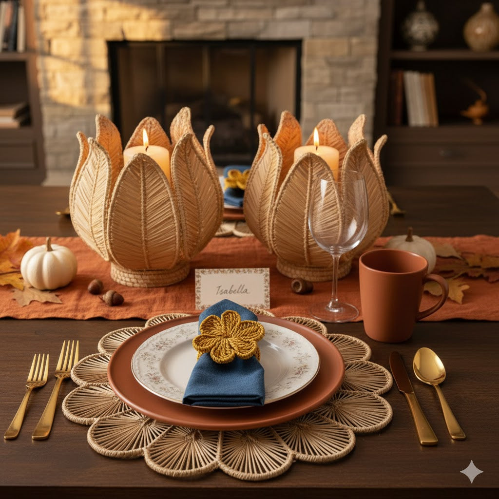 Camilla Handwoven Iraca Palm Placemat