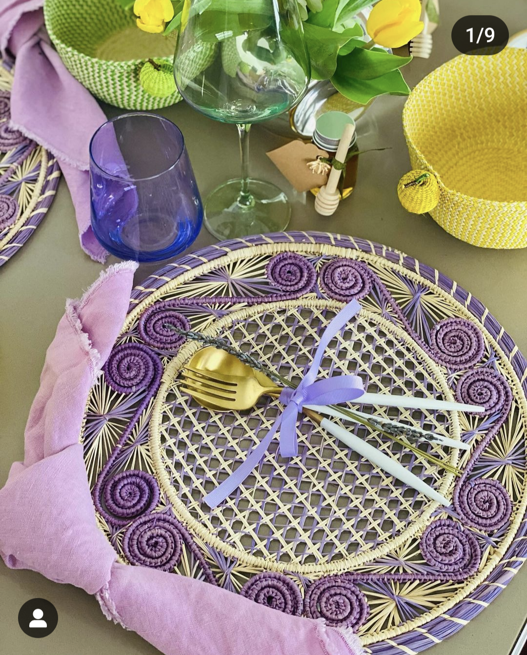 Caracol Handwoven Iraca Placemat