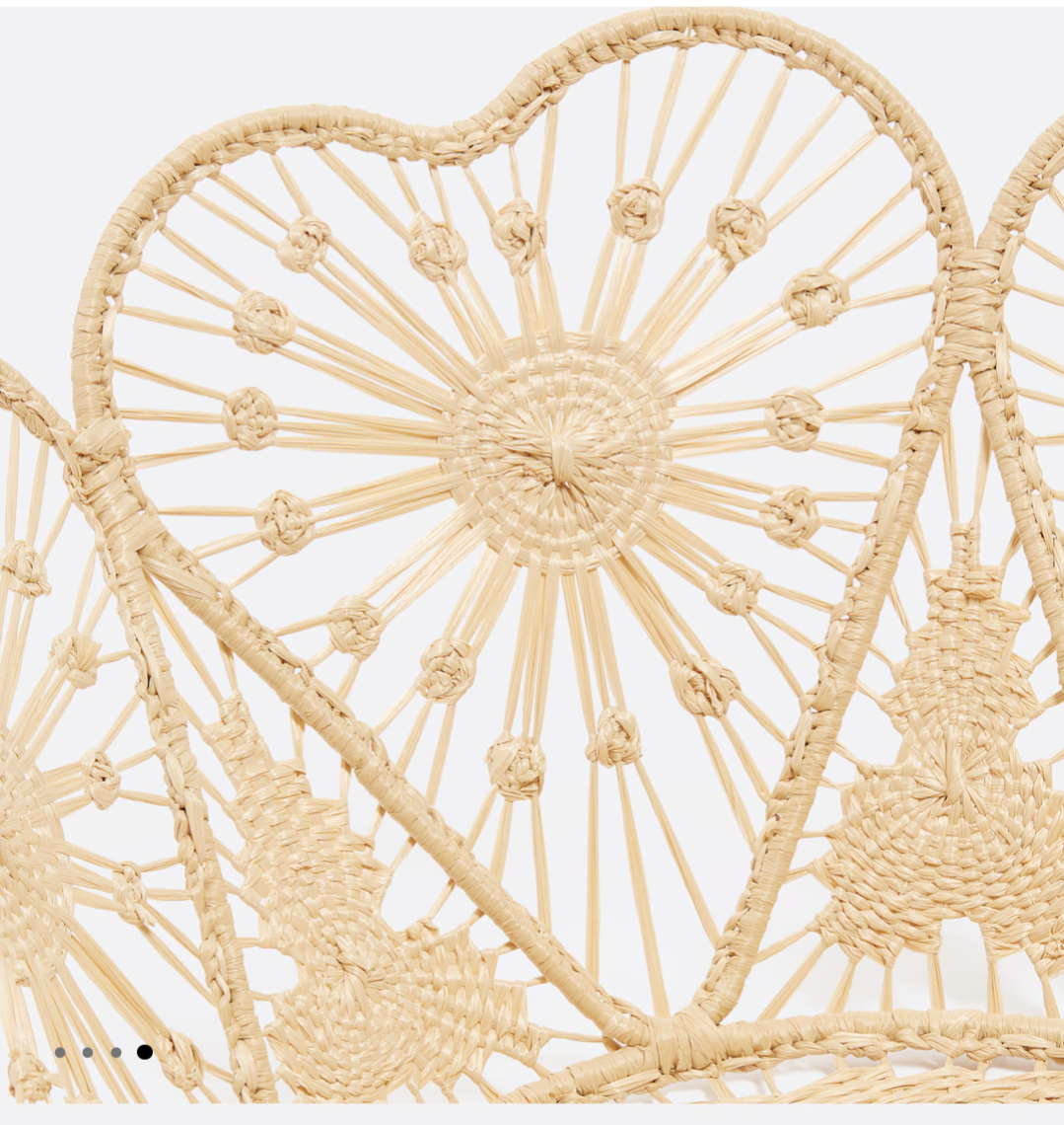 Heartfelt Handwoven Iraca Bread Basket