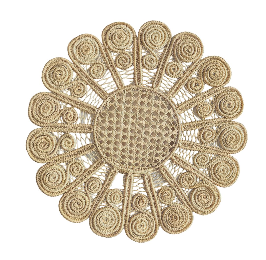 Caracoles Woven Placemat Macondo Forever