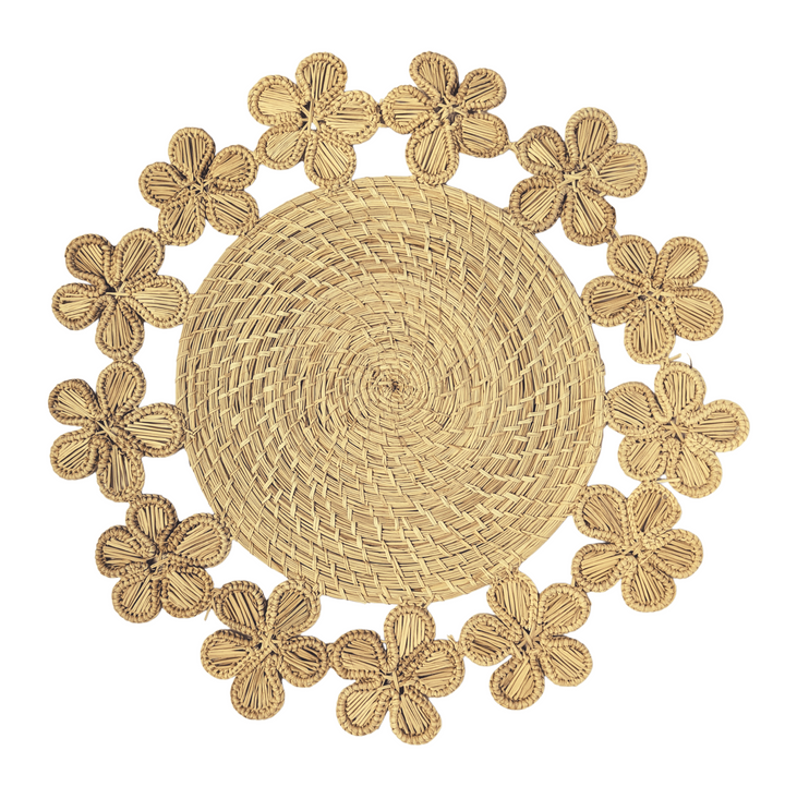 Plumeria Woven Placemat MacondoForever