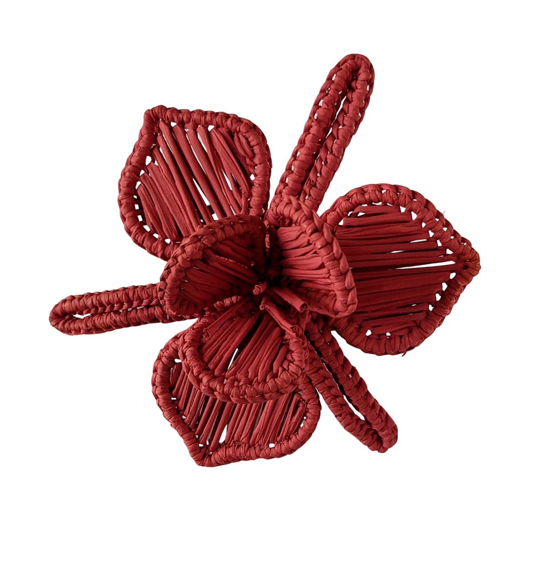 Orchid Napkin Ring in Coral Macondo Forever