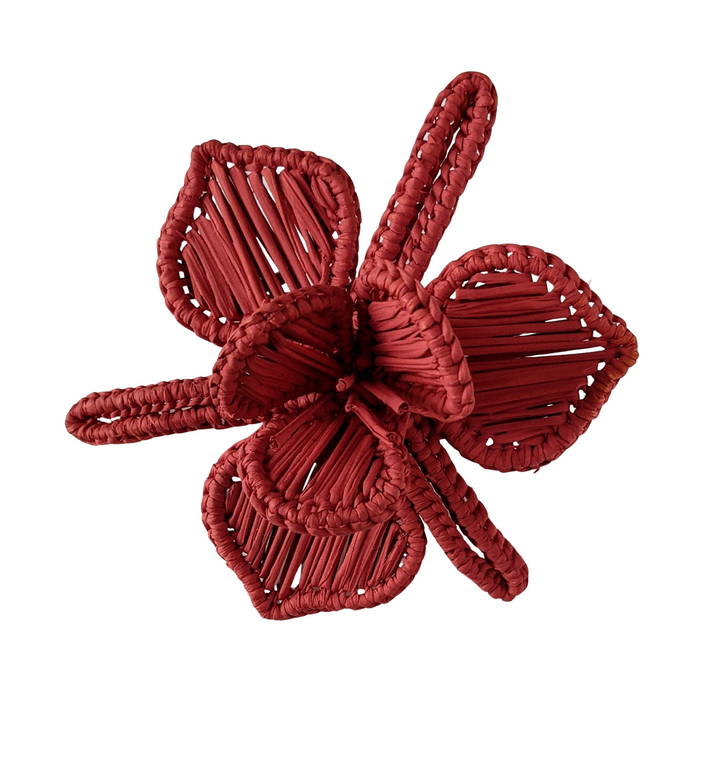 Orchid Napkin Ring in Coral Macondo Forever