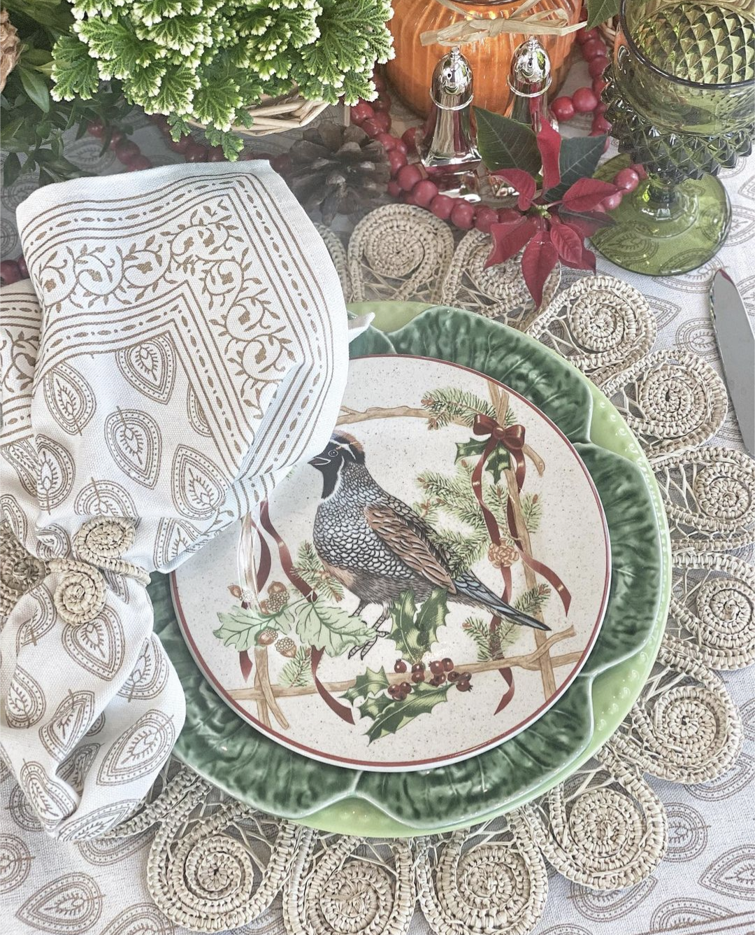 Caracoles Woven Placemat Macondo Forever