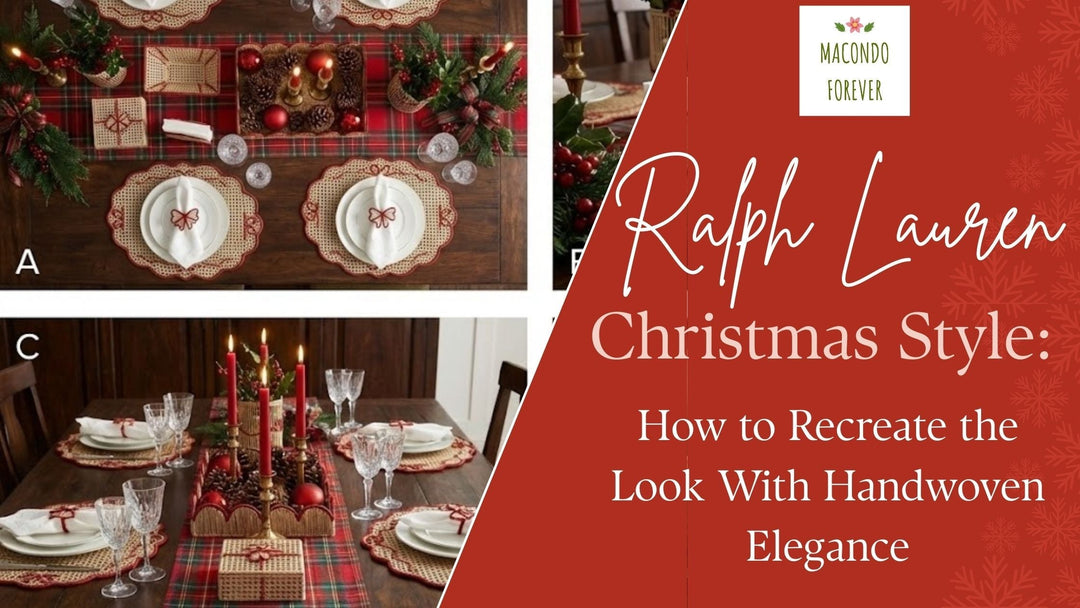 Ralph Lauren Christmas Style: How to Recreate the Look With Handwoven Elegance