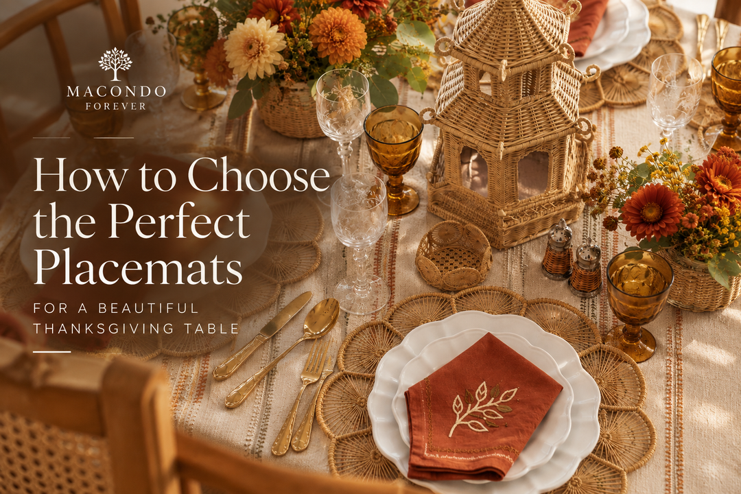 How to Choose the Perfect Placemats for Your Thanksgiving Table