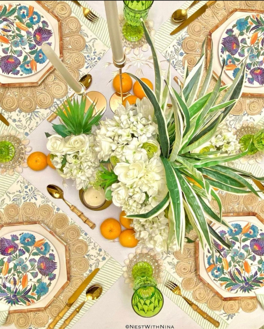 caracoles woven placemats