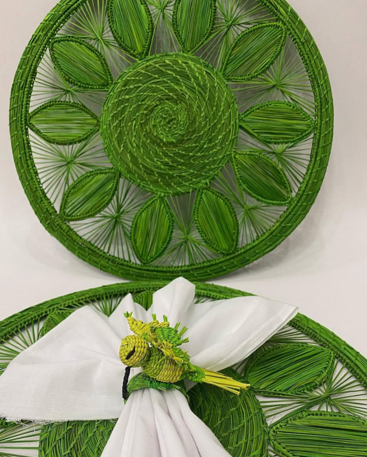 Leaf Medallion Woven Placemat