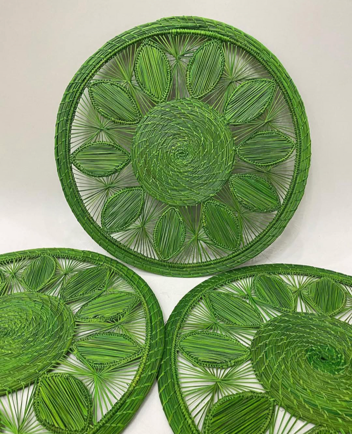 Leaf Medallion Woven Placemat