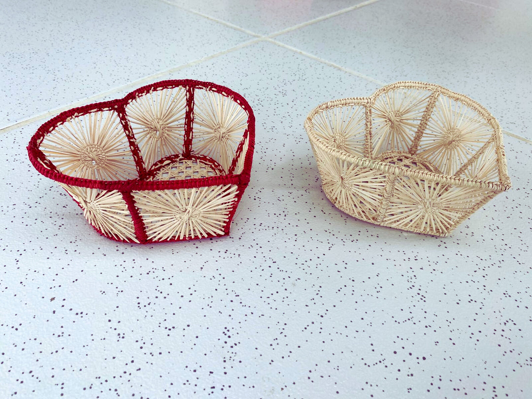 Heart Woven Basket