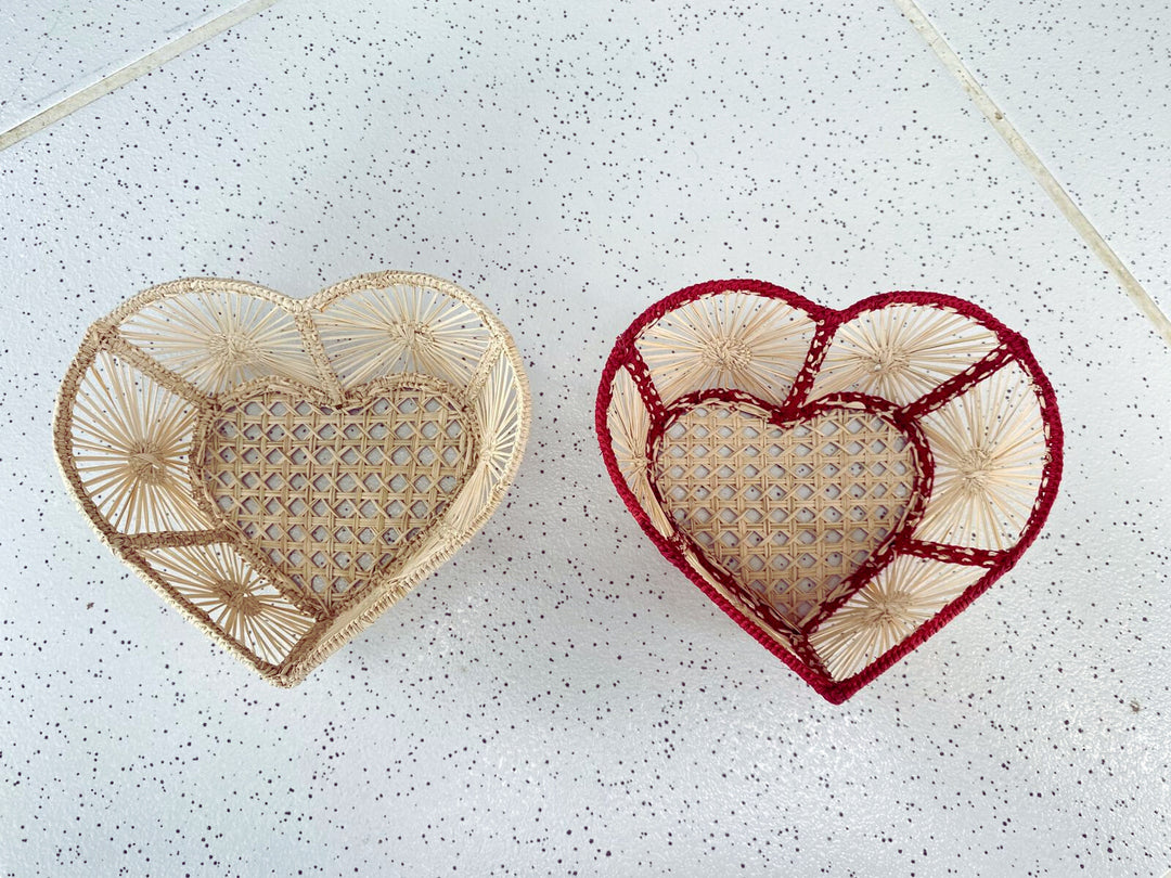 Heart Woven Basket