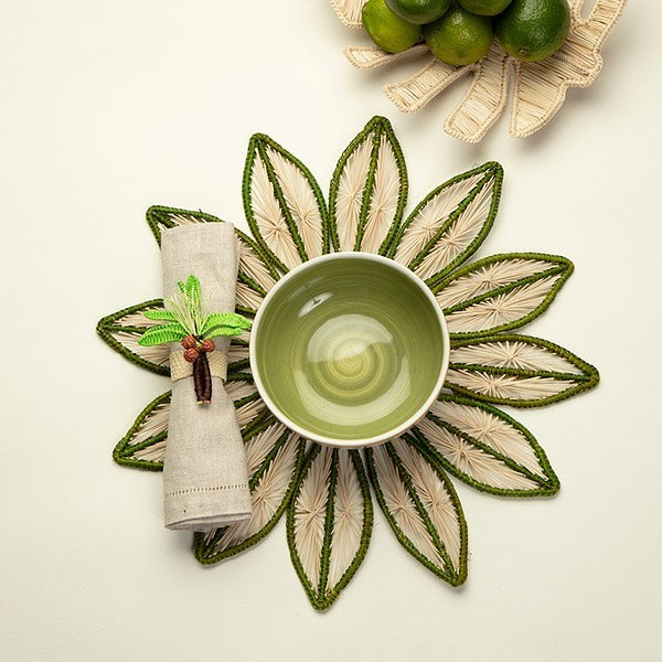Leaf Bloom Woven Placemat