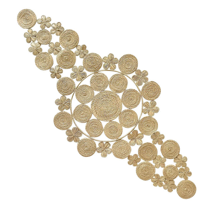Meadow Bloom Iraca Table Runner
