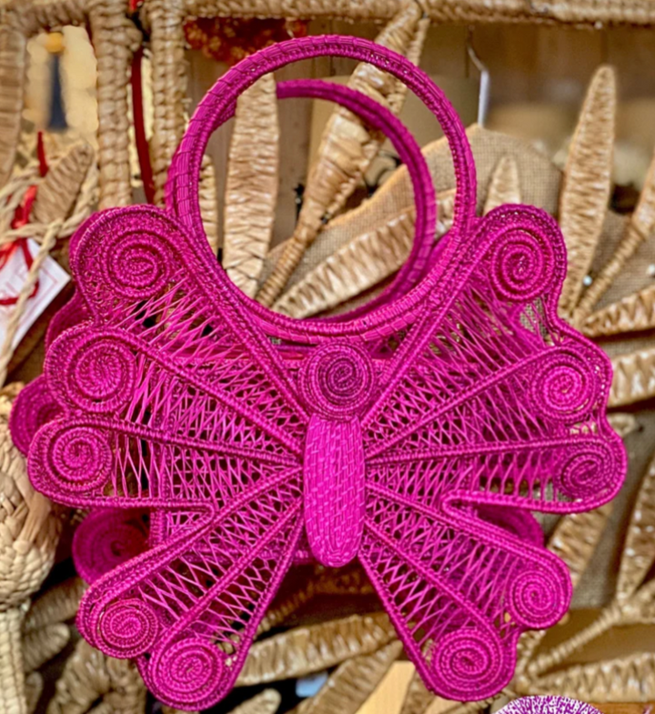 Butterfly Woven Purse