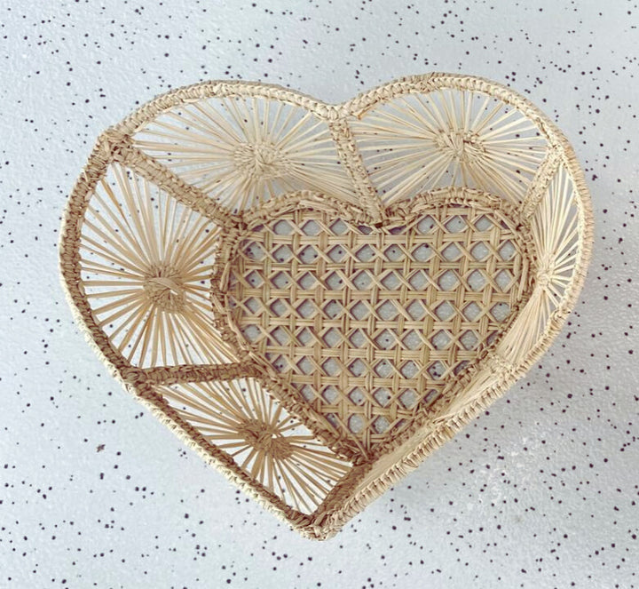 Heart Woven Basket