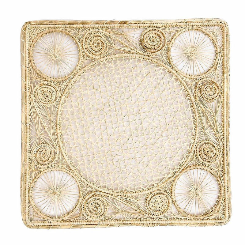 Caracoli Square Woven Placemat Macondo Forever