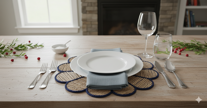Clover Handwoven Iraca Placemat