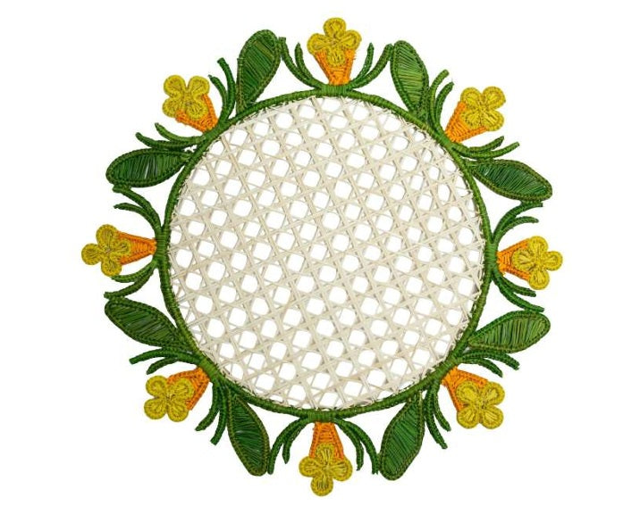 Flore Handwoven Iraca Palm Placemat