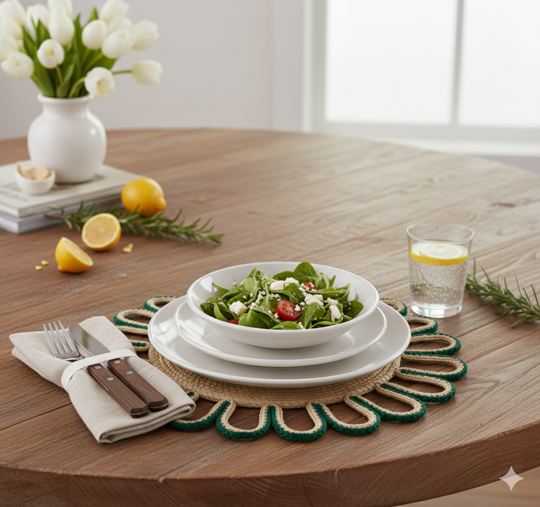 Florentina Handwoven Iraca Palm Placemat