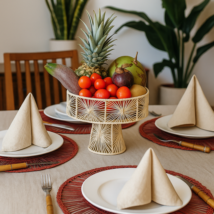 Starburst Handwoven Iraca Fruit Stand