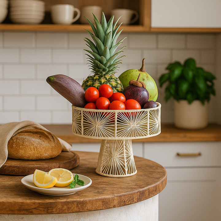 Starburst Handwoven Iraca Fruit Stand