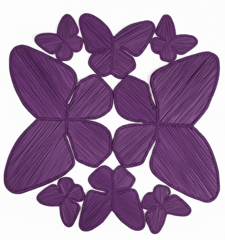 Butterfly Handwoven Iraca Placemat