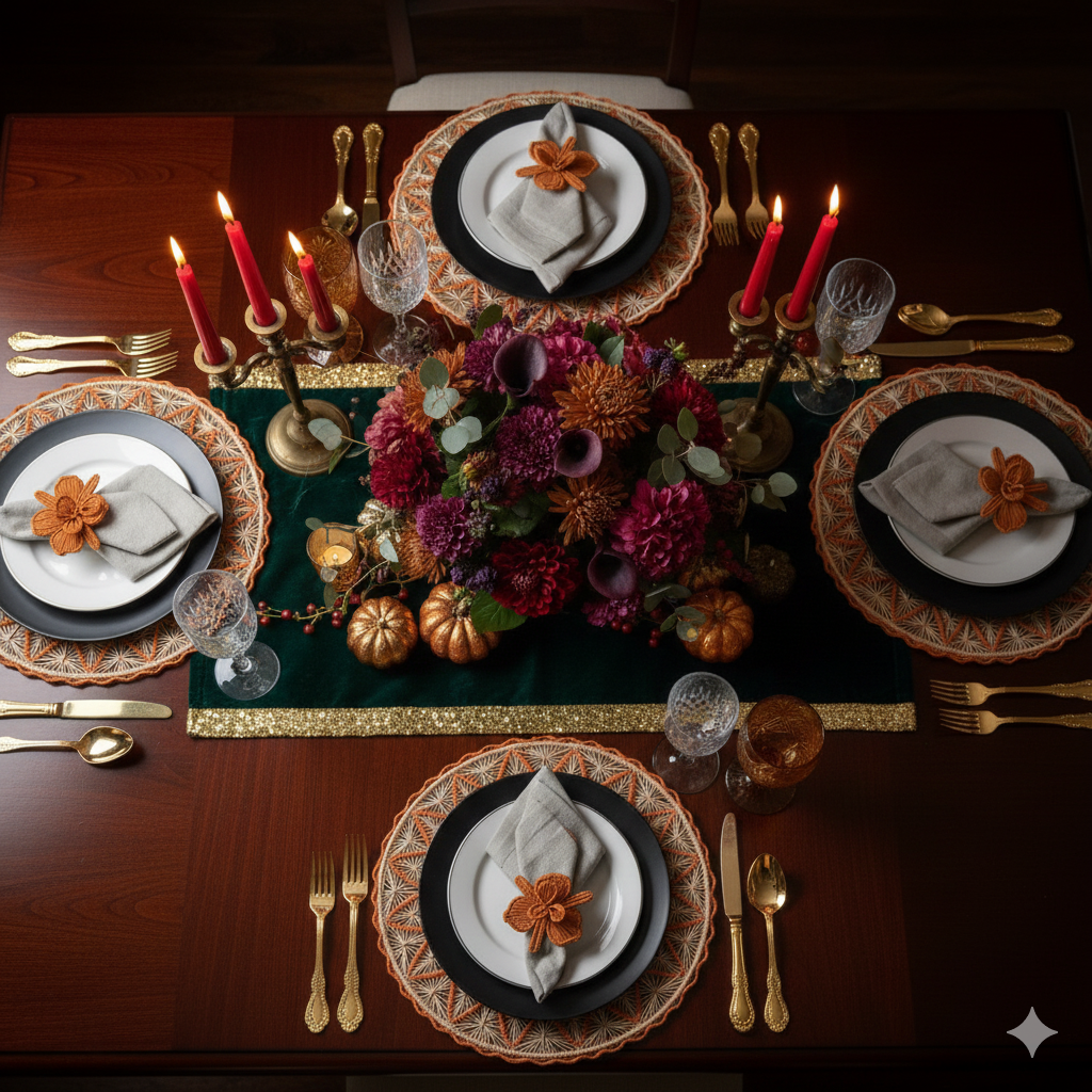 Pyramid Handwoven Iraca Placemat