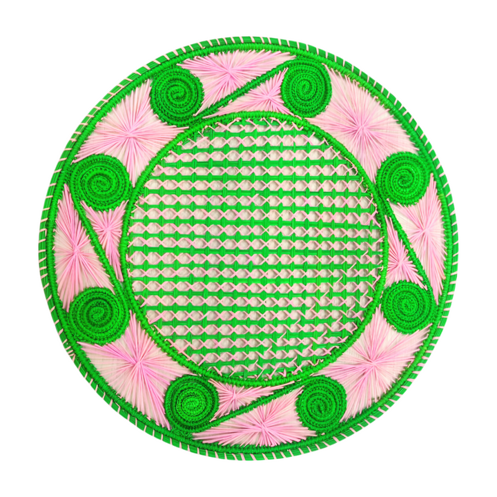 Garden Party Caracol Woven Placemat