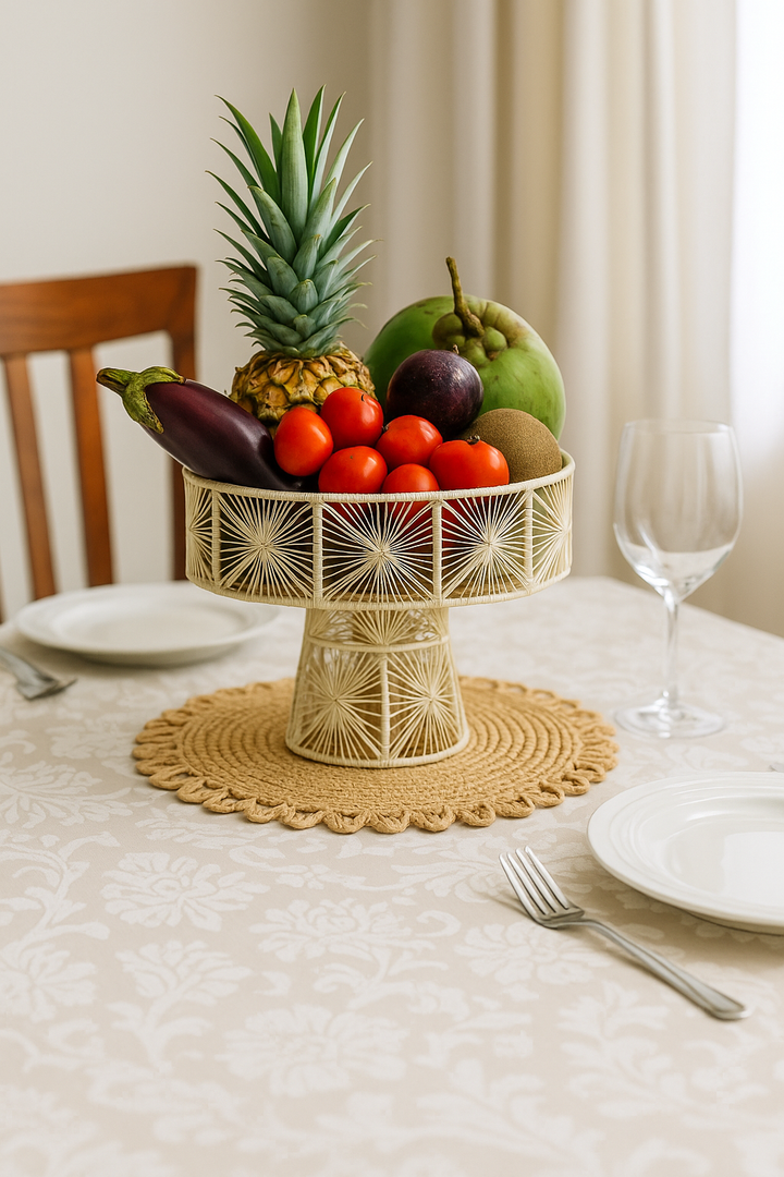 Starburst Handwoven Iraca Fruit Stand