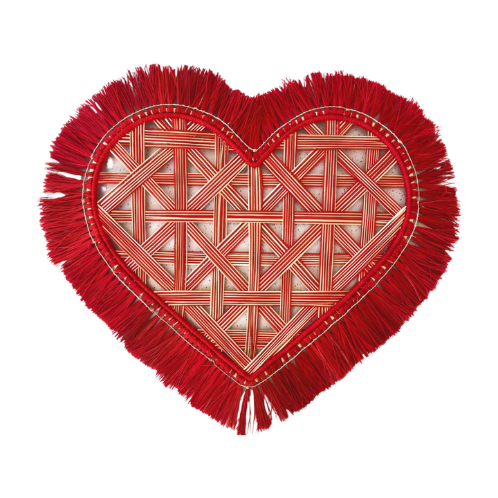 Heart Fringe Placemat