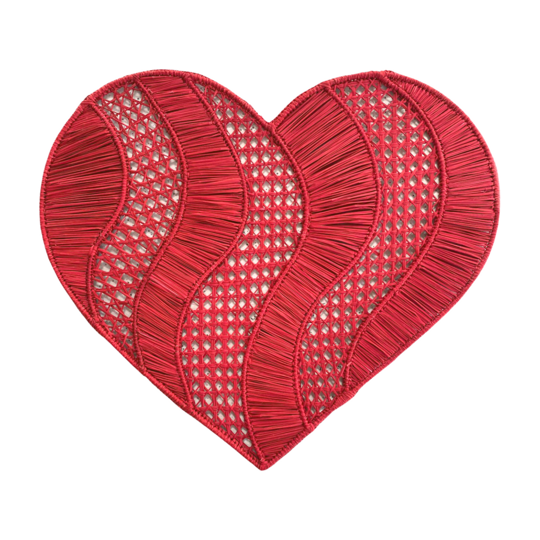 Heart Waves Woven Placemat