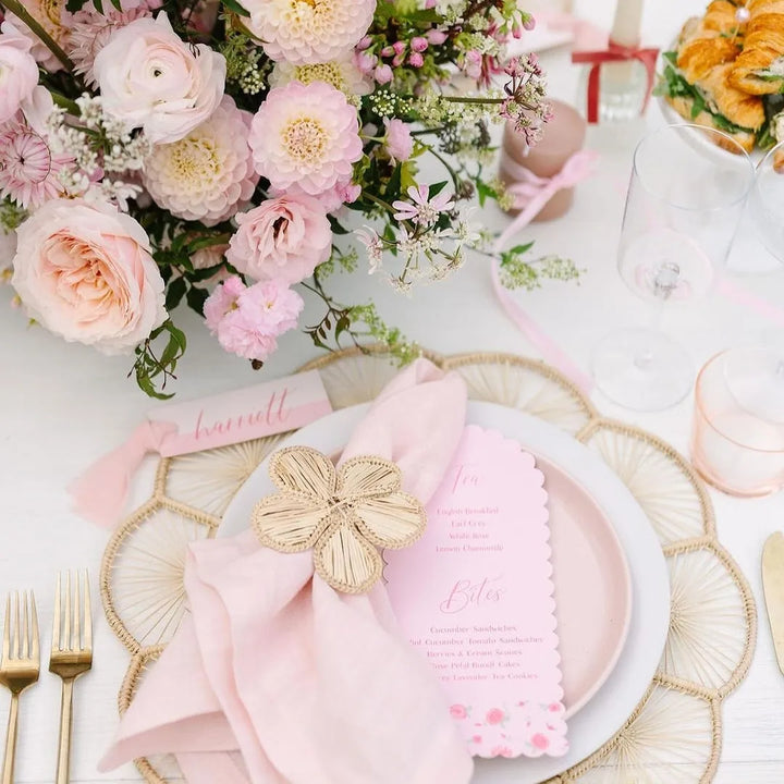 Petal Perfection Woven Placemat