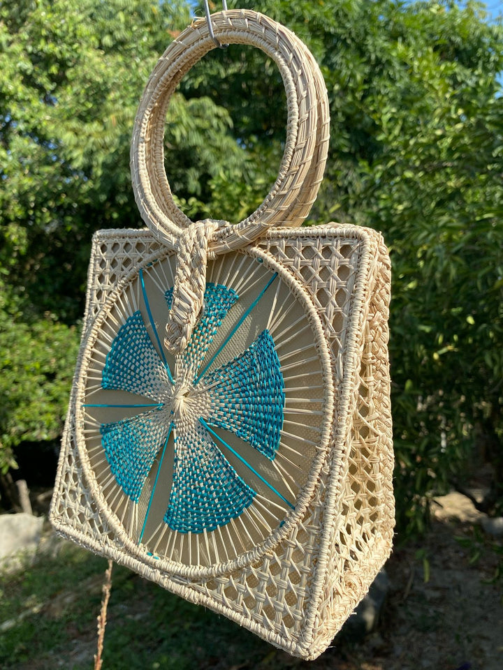 Floral Woven Purse