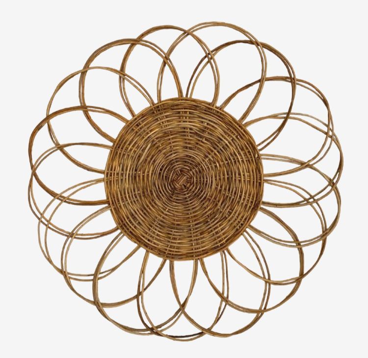 Sol Petal Rattan Placemat