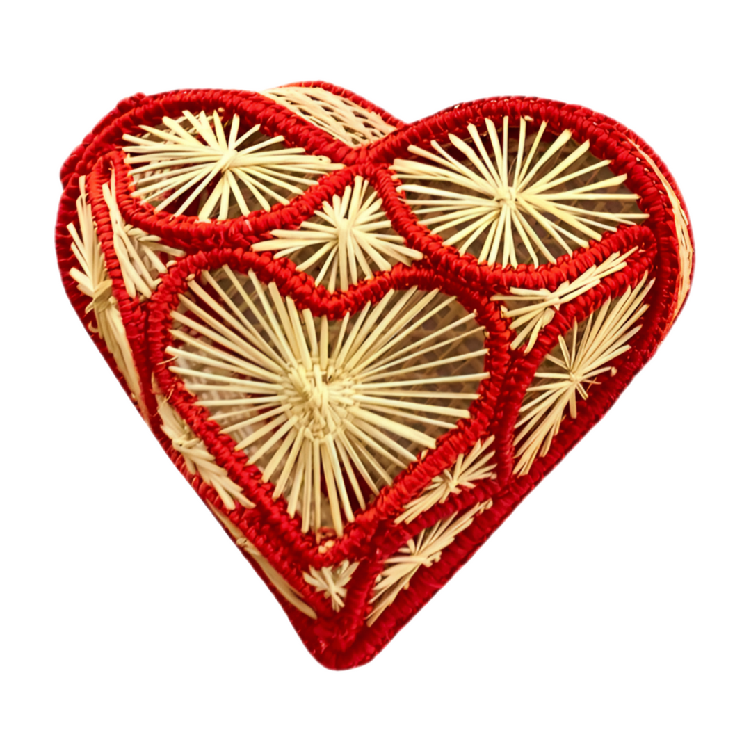 Heart Woven Trinket Box