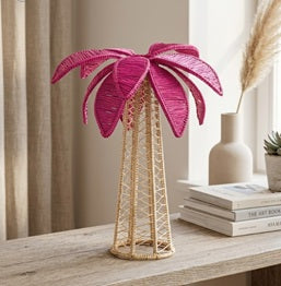 Palm Handwoven Iraca Candle Stand