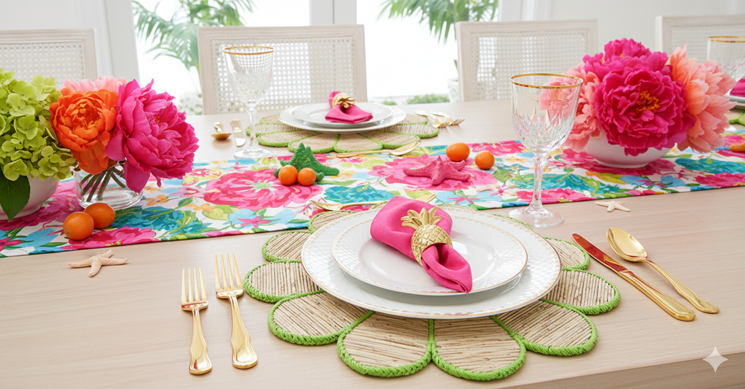 Clover Handwoven Iraca Placemat
