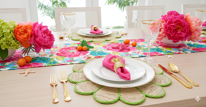 Clover Handwoven Iraca Placemat